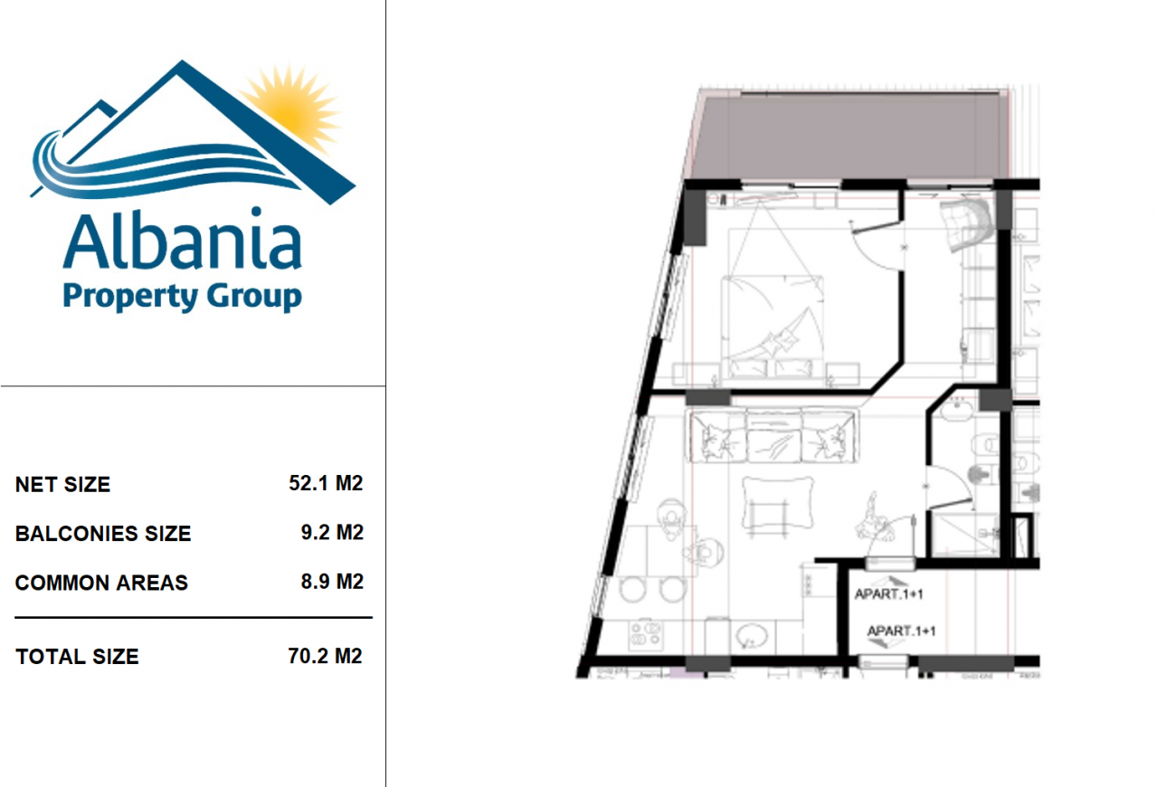 Apartment For Sale In Golem Durres Albania